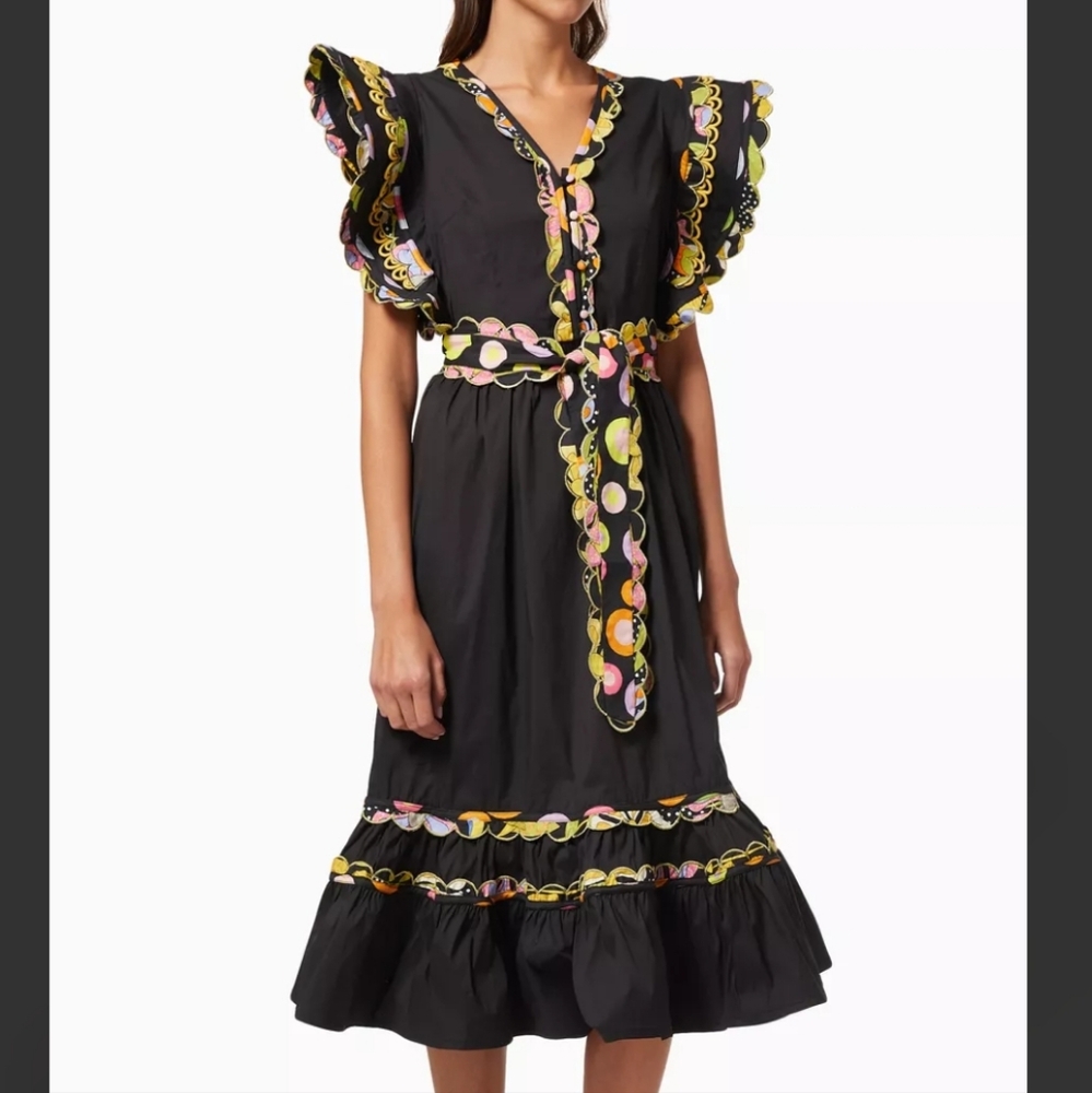 CeliaB Celidonia Scalloped Midi Dress - Picture 3 of 16